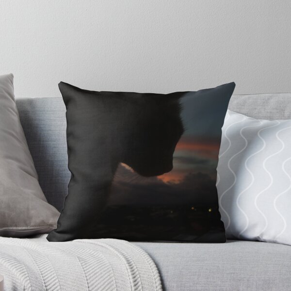 Item preview, Sunset photography with cat silhouette designed and sold by gloripardo.