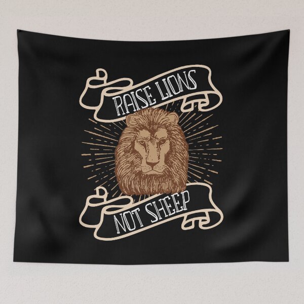 Item preview, Cool Raise Lions Not Sheep  designed and sold by LeGND.