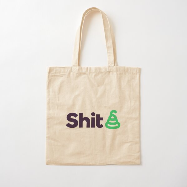 Shit (Shipt logo parody) Cotton Tote Bag