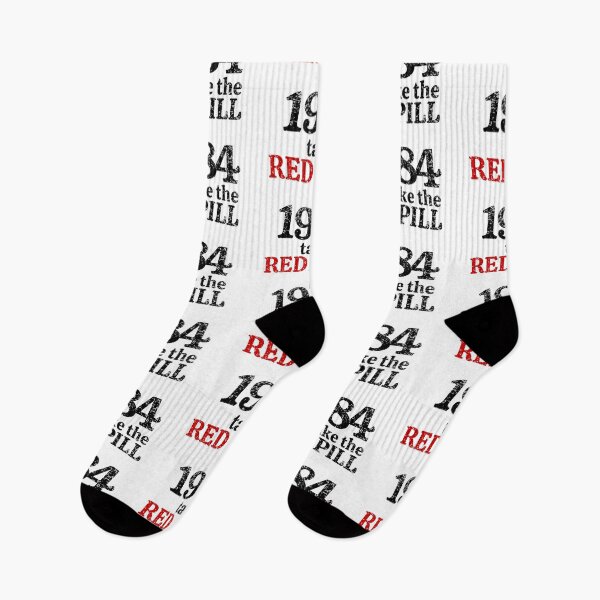 Item preview, 1984 take the RED PILL, Orwell designed and sold by NomadMessenger.