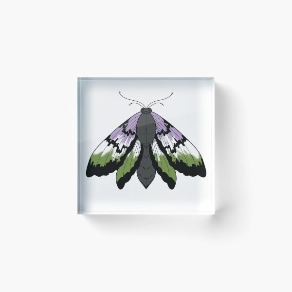 Item preview, Genderqueer Pride Moth designed and sold by NerdyCupcake559.