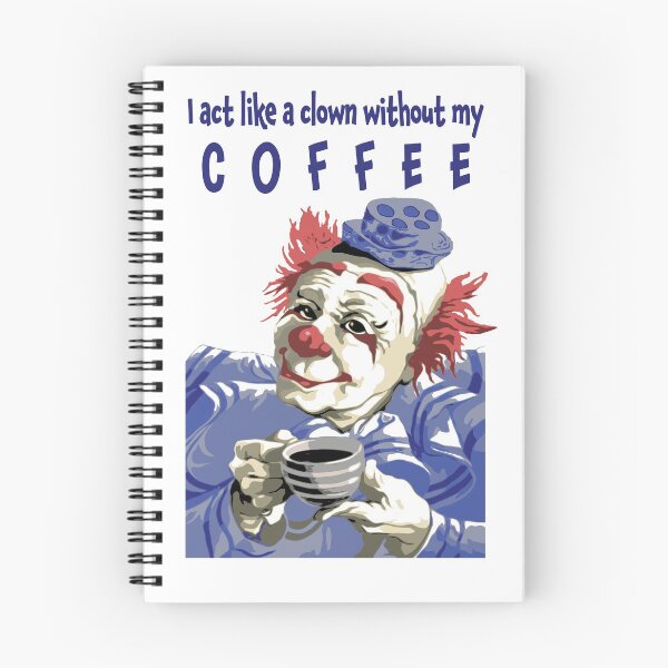 Artikelvorschau, Vintage Grafik Ich benehme mich wie ein Clown ohne meinen Kaffee entworfen und verkauft von NationalVintage.
