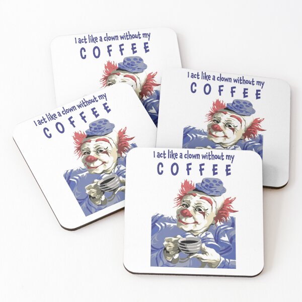 Item preview, Vintage Graphic I Act Like a Clown Without My Coffee designed and sold by NationalVintage.