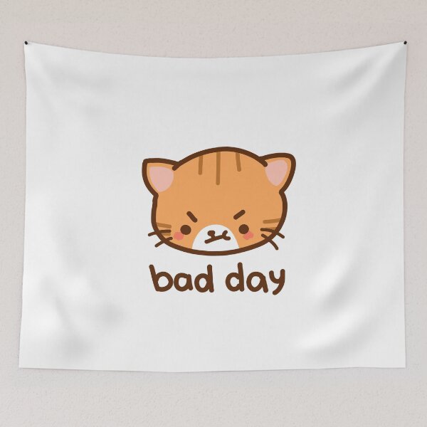 Item preview, Sour cat - bad day, kawaii, cool designed and sold by GLwithUs.