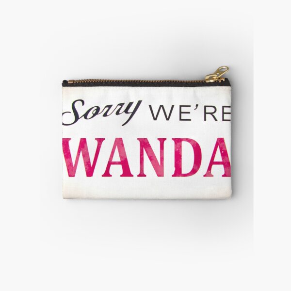 Item preview, Sorry we’re Wanda sign designed and sold by 1Creative-Name.