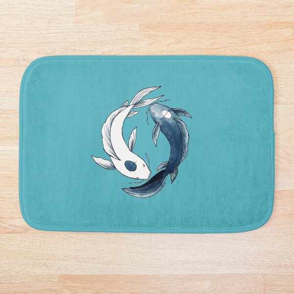 Tui and La - Yin & Yang Koi Bath Mat