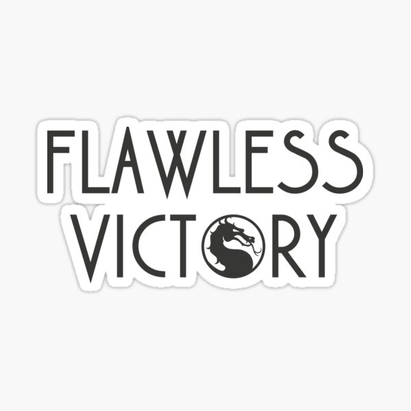 Mortal Kombat Flawless Victory - Flawless Victory - Sticker
