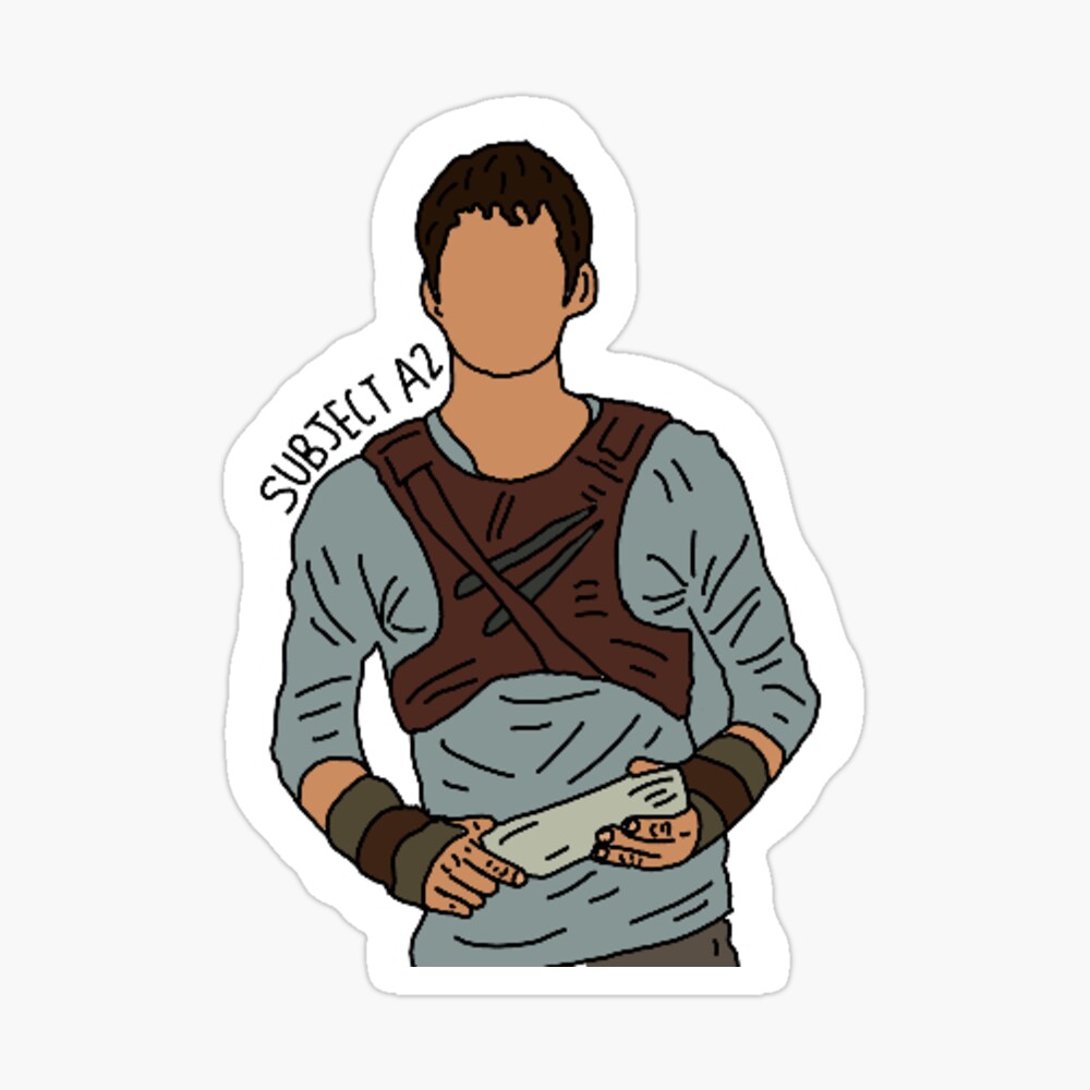 Maze Runner - Minho, Thomas, Newt Sticker for Sale by AngeliaLucis