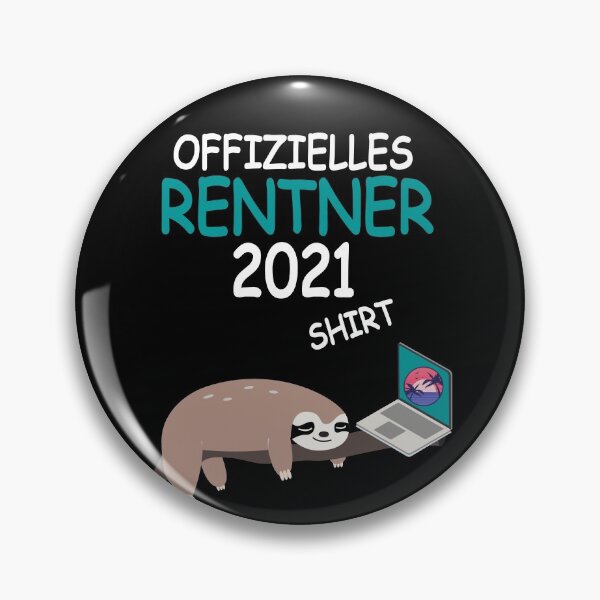 Item preview, Retirement Shirt 2021 Sloth Officially Pension designed and sold by Ibu83.