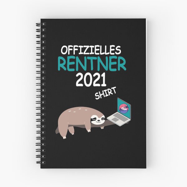 Item preview, Retirement Shirt 2021 Sloth Officially Pension designed and sold by Ibu83.