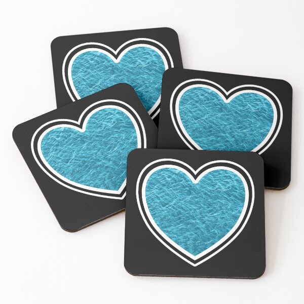 Item preview, Heart Symbol with Blue Ocean Water Waves designed and sold by dylanxh.
