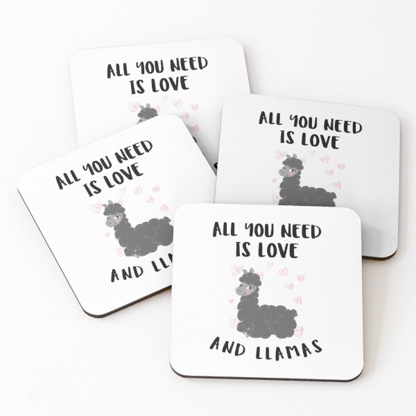 Item preview, all you need is love and llamas funny llama lover designed and sold by happinestSHOP.