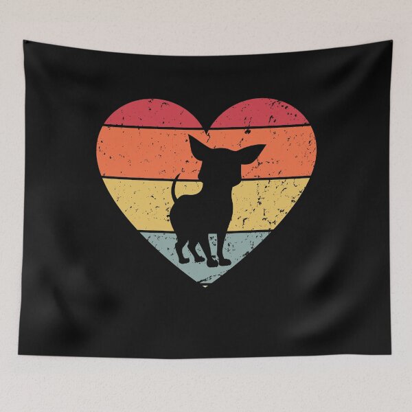 Item preview, Retro heart Chihuahua mom Dog Vintage 50s-60s-70s Silhouette Breed gift desing T-Shirt designed and sold by Mo-Am.