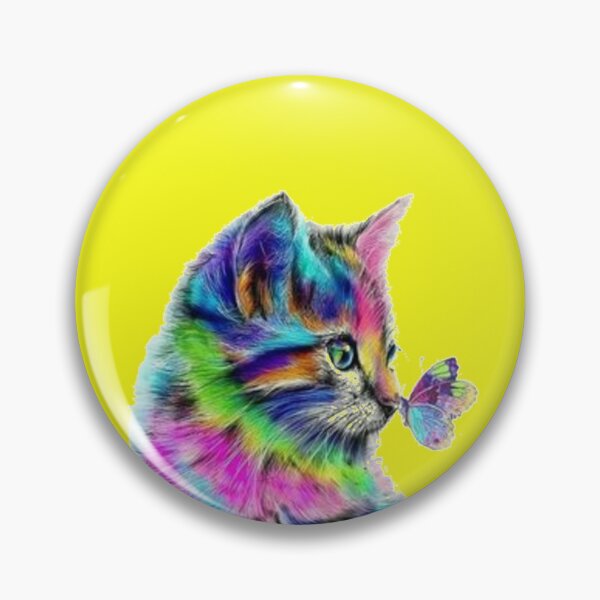 Item preview, Un gato en colores del arcoiris. designed and sold by kamikrison.
