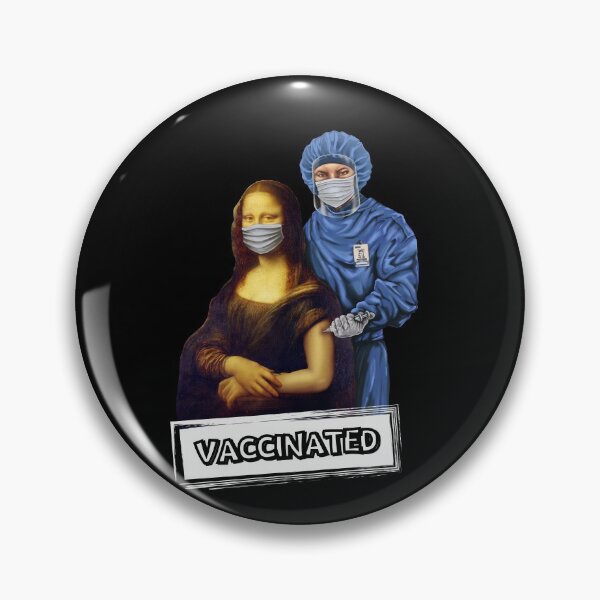 Item preview, Vaccinated Nurse Mona Lisa designed and sold by ZeitgeistStyle.