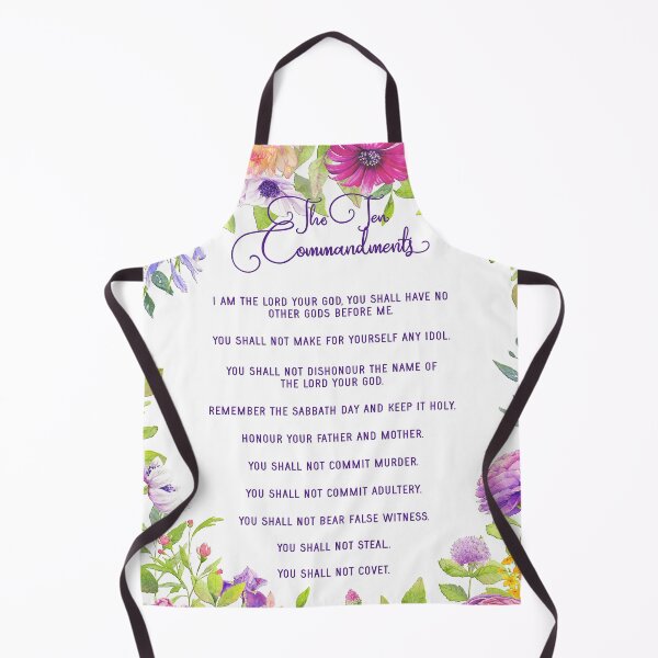 Item preview, The Ten Commandments - Summer Florals designed and sold by Amanda-Lakey.