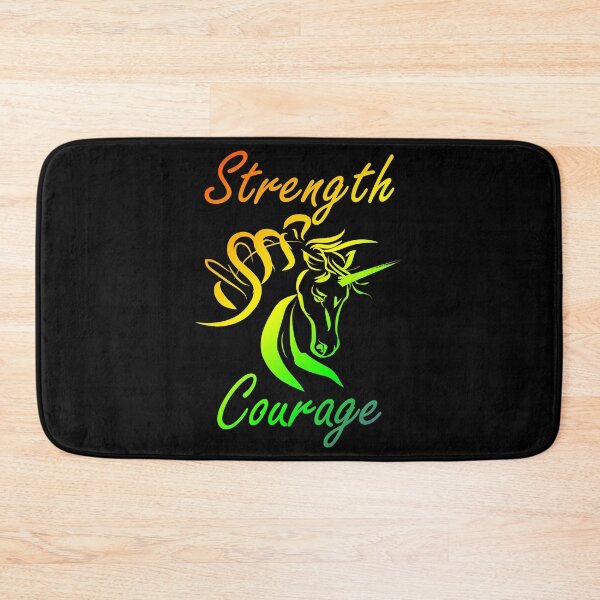 Item preview, Unicorn Strength and Courage Inspirational - Motivational designed and sold by TKsTees.