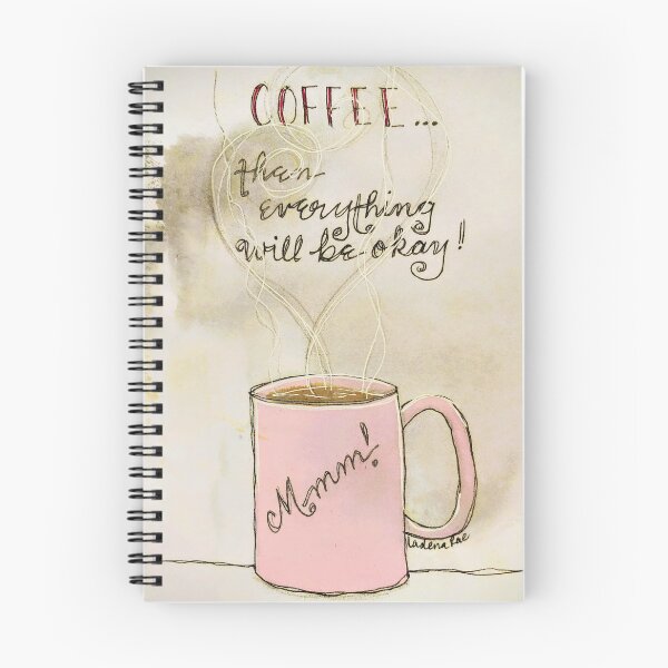 Item preview, Coffee Then I'm Okay designed and sold by LadenaRae.