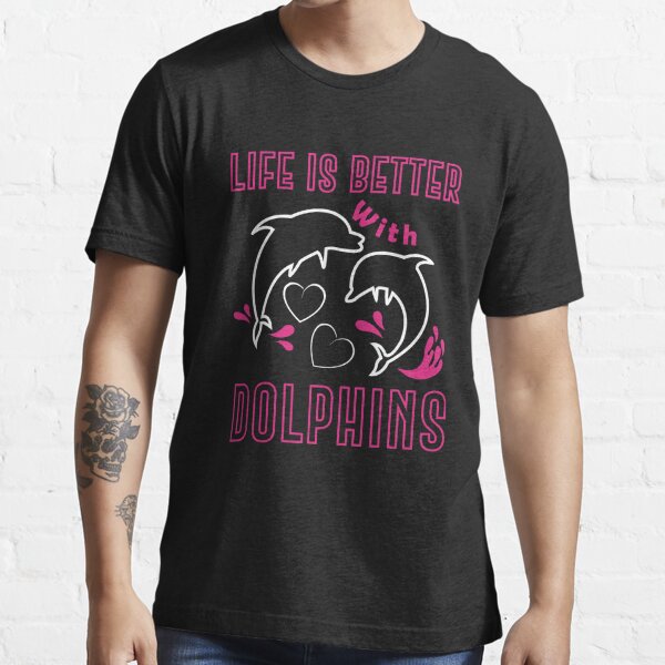 Dolphin Design Just A Girl Who Loves Dolphins Shirt - TeeUni