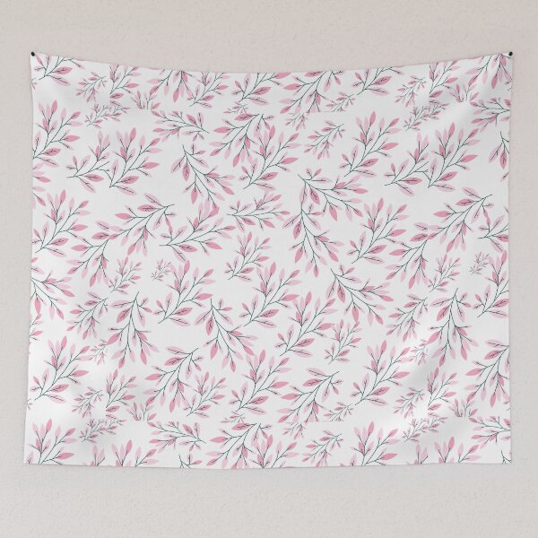 Item preview, Branches and pink leaves designed and sold by thnalsaleh.