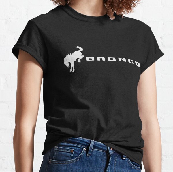 Ford Bronco Women's Stacked Logo T-Shirt- Official Ford Merchandise