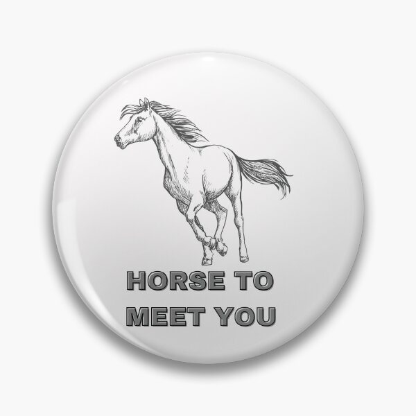 Item preview, Horse to meet you designed and sold by HasnaanMohsin.