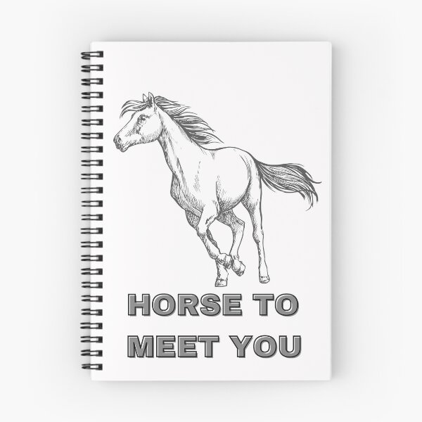 Item preview, Horse to meet you designed and sold by HasnaanMohsin.