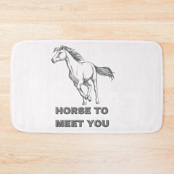 Item preview, Horse to meet you designed and sold by HasnaanMohsin.