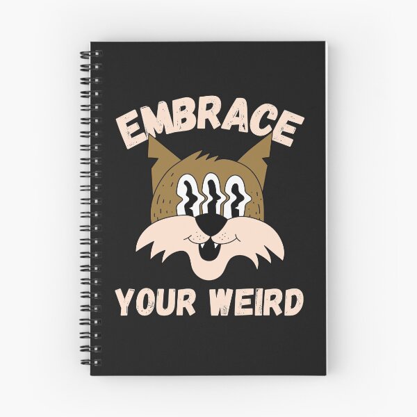 Item preview, Embrace Your Weird Cat designed and sold by curledup-cat.