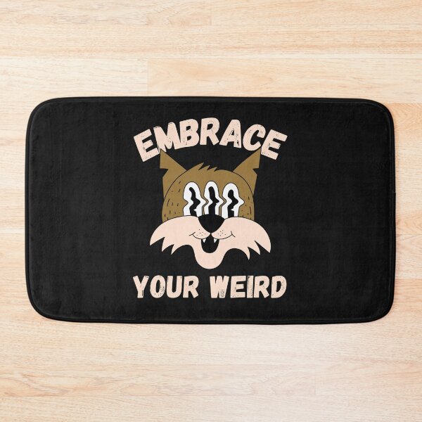 Item preview, Embrace Your Weird Cat designed and sold by curledup-cat.