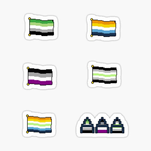 Triple A Pride Flags Sticker For Sale By Team74 Redbubble