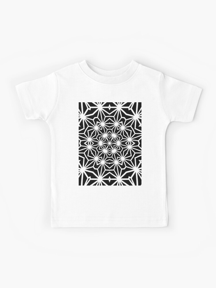 Asanoha Warped and Tiled 2 Inverted | Kids T-Shirt