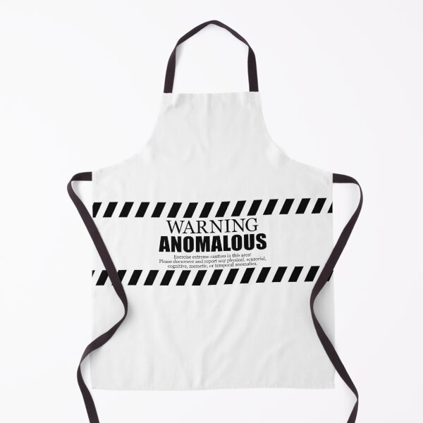 Item preview, Warning Anomalous Black on White version 01 designed and sold by ToadKingStudios.