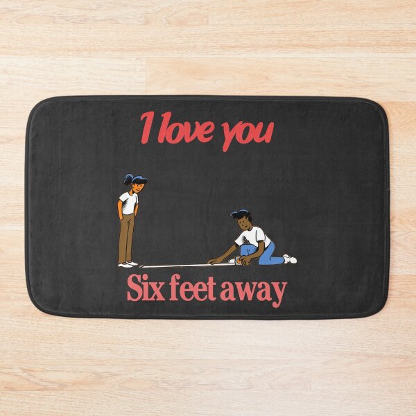 Item preview, i love you six feet away designed and sold by magufalo.