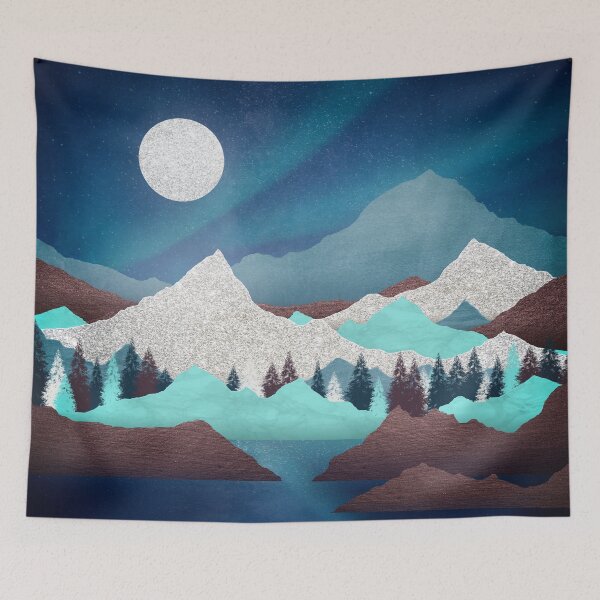 Item preview, Northern Lights Over Rugged Coastal Landscape  designed and sold by JackMoreh.