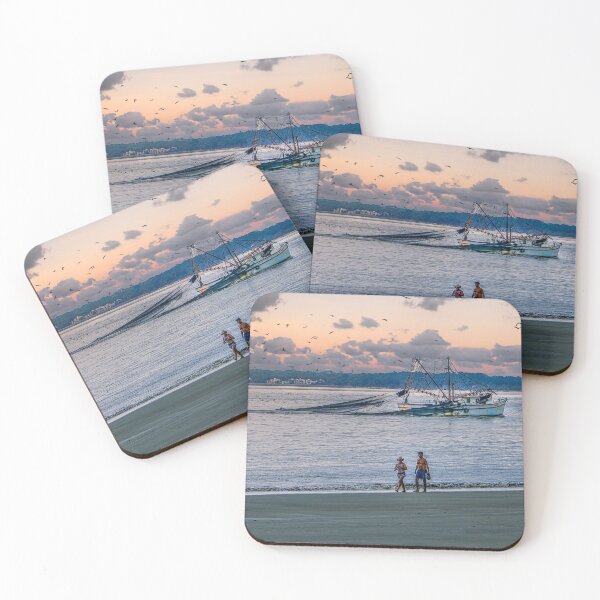 Item preview, Shrimp Boat and Walk at Dusk designed and sold by dbvirago.