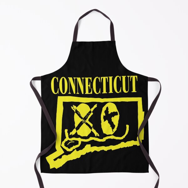 Item preview, Connecticut Grunge Smiling Face Black Background designed and sold by pelagio.