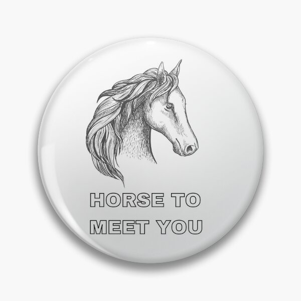 Item preview, Horse to meet you designed and sold by HasnaanMohsin.