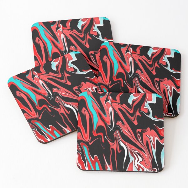 Item preview, Red and Black Psychedelic designed and sold by WildNClassyFun.
