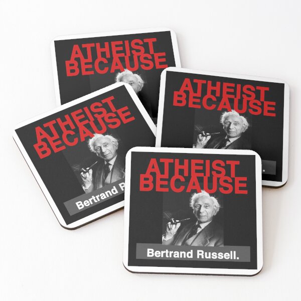 Item preview, Atheist Because: Bertrand Russell designed and sold by AtheistBecause.