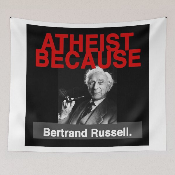 Item preview, Atheist Because: Bertrand Russell designed and sold by AtheistBecause.