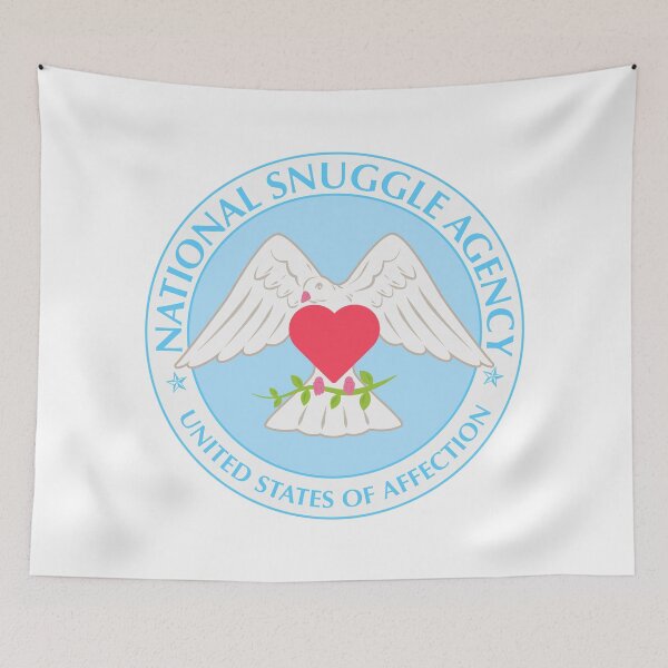 Item preview, National Snuggle Agency Blue designed and sold by animinimal.