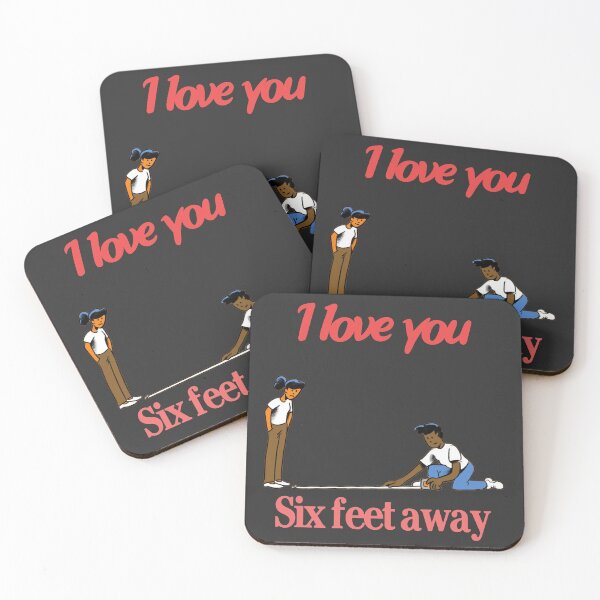 Item preview, te amo a seis pies de distancia designed and sold by magufalo.