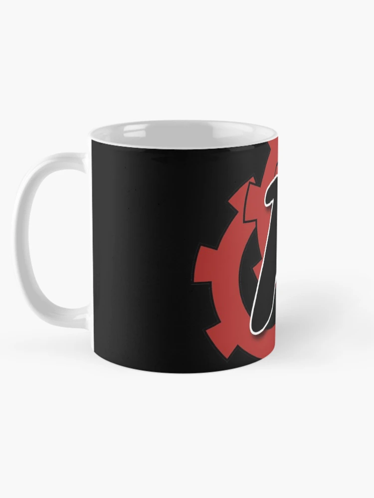 Thumbnail 5 of 6, Coffee Mug, Red R Cogs designed and sold by RubiJess.
