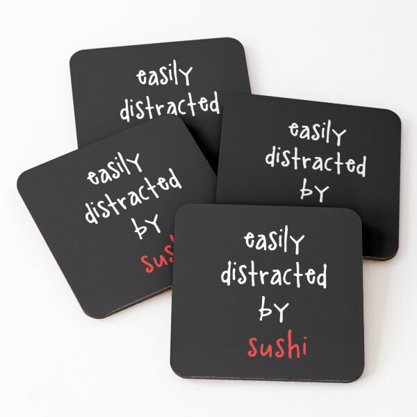 Item preview, Easily distracted by sushi designed and sold by ThemindofTee.