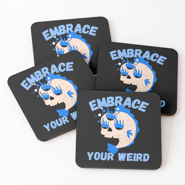 Item preview, Embrace Your Weird Fish designed and sold by curledup-cat.