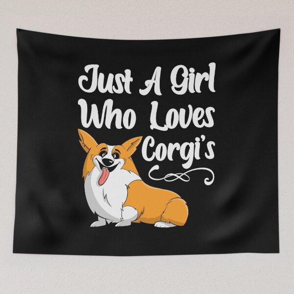 Item preview, Just A Girl Who Loves Corgis Graphic  designed and sold by wdyoungblood.