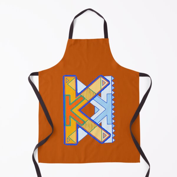 Item preview, Letter K (orange) designed and sold by artfulnotebook.