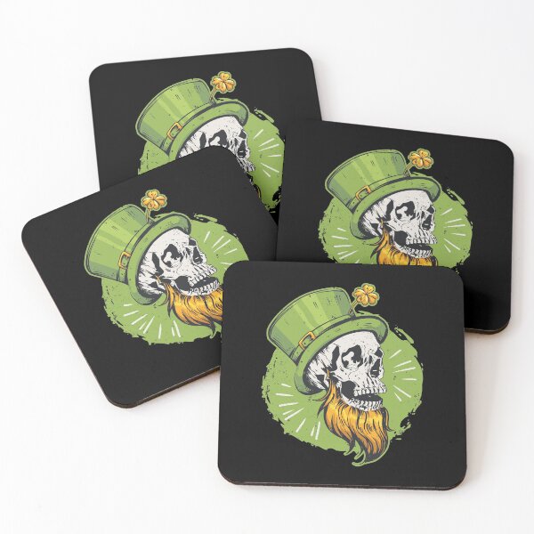 Item preview, St Patrick's Day Skull Design designed and sold by AwesomeProject.