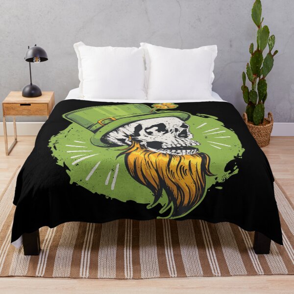 Item preview, St Patrick's Day Skull Design designed and sold by AwesomeProject.